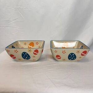 Temp-tations by Tara Decorative Easter Bunny Seasonal Bowls 22 oz Hand-Painted